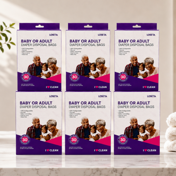 loseta diaper disposal bag (set of 6)